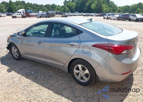 2015 Hyundai Elantra Se из США, поврежденный, VIN 5NPDH4AE1FH629029